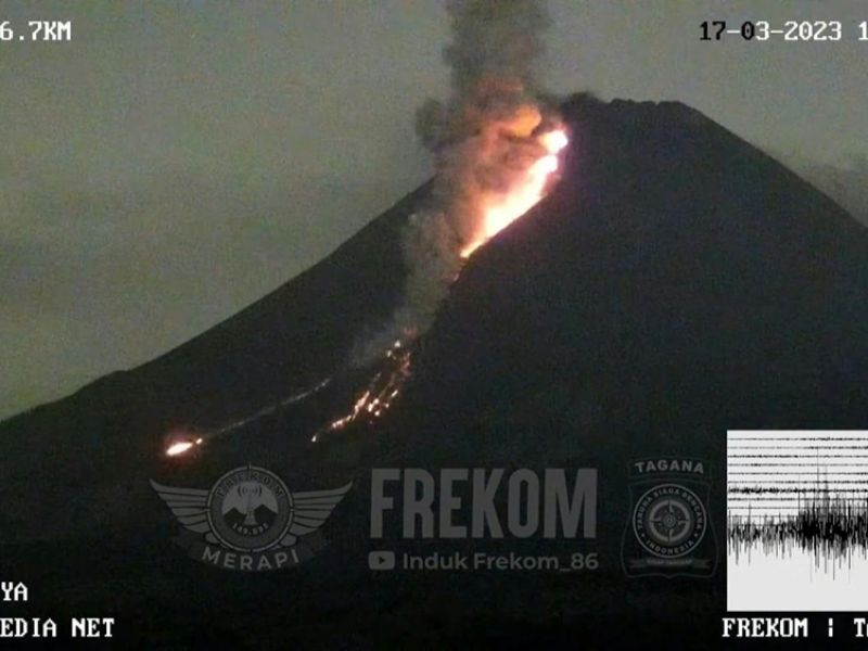 Indonesias Merapi Volcano Erupts Spews Hot Lava Bukedde Online